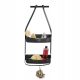 Yoka Home Wiki Badezimmerregal 72x30x9 cm weiß