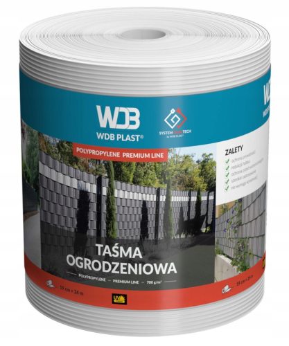  WDB PREMIUM ZAUNBAND 19x26m WEISS PP