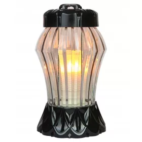  Laterne, Weihnachtskerze + LED-Kerze + Batterien