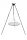  GARTENGRILL DREIBEIN GRILL 60 RUND LAGERFEUER