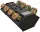 Siloo V8 gravierter Bierträger 38x26x15 cm schwarz