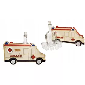  Schnapsgläser, Geschenk des Krankenwagenarztes
