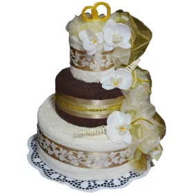   Tort aus Handtüchern - Ein einzigartiges Geschenk für Hochzeit und Jubiläen