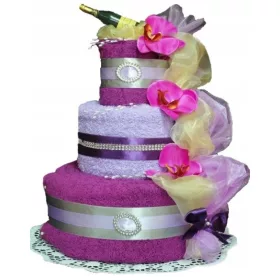    Ein EINZIGARTIGES Hochzeitsgeschenk, HANDTUCHKUCHEN, Set Handtücher zum Hochzeitstag