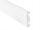 Arbiton PVC-Streifen 14 x 60, Länge 200 cm, weiß