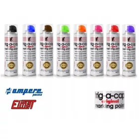   Ampere geodätische Farbe Rot, fluoreszierend, Orange, Rosa, Grün, Gelb 500 ml