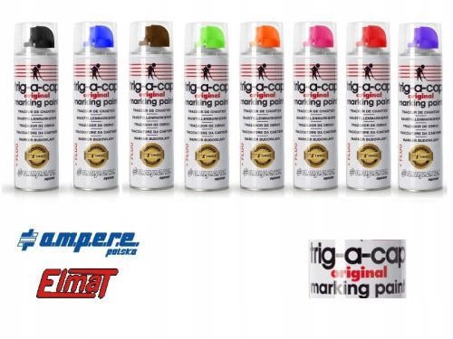 Ampere geodätische Farbe Rot, fluoreszierend, Orange, Rosa, Grün, Gelb 500 ml