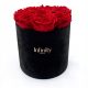 Black Flower Box ECHTE natürliche ewige Rosen