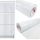  Tapete, selbstklebende Folie, weißes PVC-Furnier, 10 m