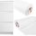  PVC-Folie Mattweißes Farbfurnier FÜR MÖBEL 1m x 9m