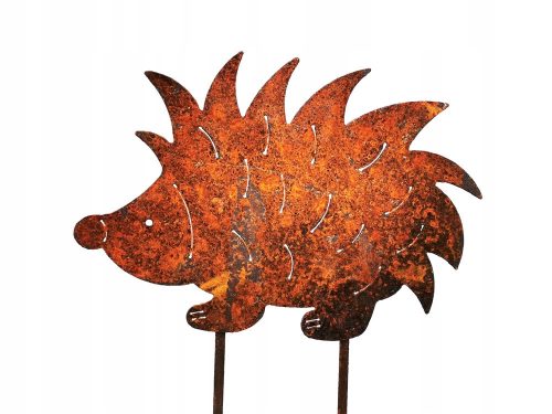  IGEL aus METALL, eine Gartendeko zum Stecken. ROST