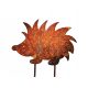  IGEL aus METALL, eine Gartendeko zum Stecken. ROST