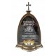  LED-KERZE LIEBE FRAU, GROSSE GRAVUR, GOLD