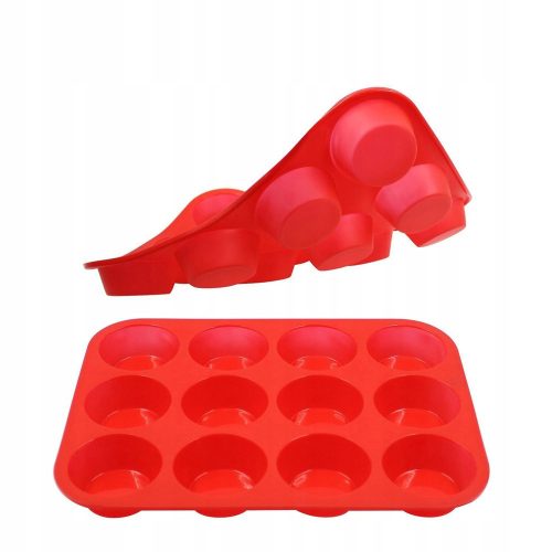 Backbleche und -formen KMTrSTYLE Muffinform, 33 cm, Durchmesser 7 cm