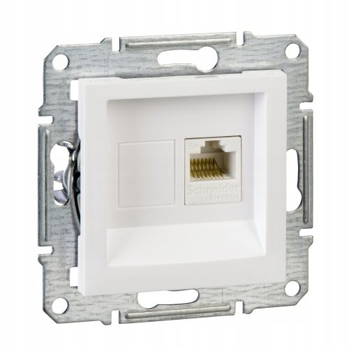 RJ45 Cat.5e UTP-Computersteckdose Schneider Electric EPH4300721 weiß