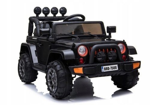 Batteriebetriebenes Auto Jeep BRD-7588 Schwarz 4x4
