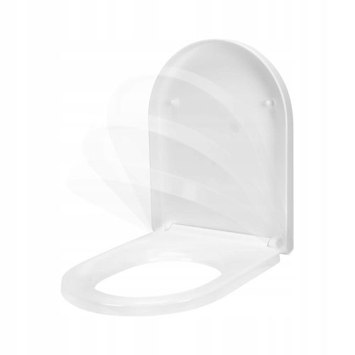 Toilettensitze Toilettensitz POLNISCHE HERSTELLUNG Merida aus weißem Duroplast