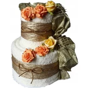  KUCHEN mit 2 TÜCHERN Ein Geschenk zum Hochzeitstag