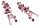  Lange Clips Pink mit der Marke Jablonex Valentinstag