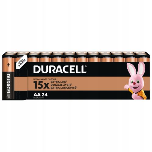  Duracell AA Alkalibatterie (R6) 24 Stk.