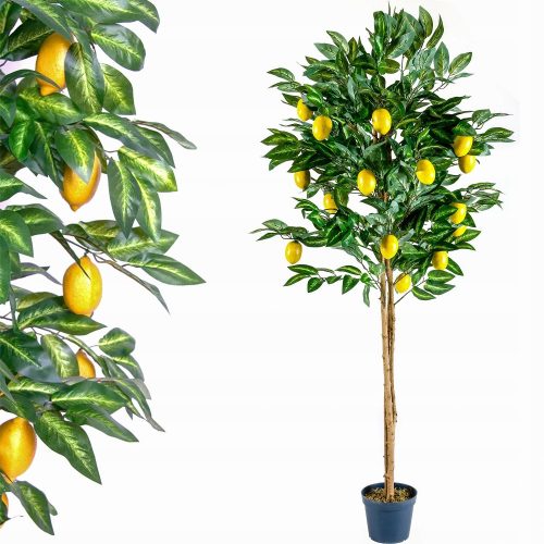 Künstliche Blumen und Früchte Künstlicher Zitronenobstbaum 184 cm