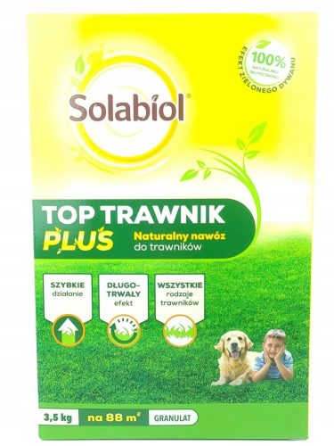 Solabiol Top Trawnik Plus 3,5 kg - Hochwertiger, natürlicher Rasendünger