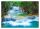 3D Wasserfall Thailand Wandbild 368x254 F00242
