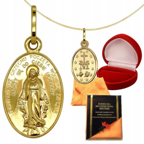  KingGold Medaille Unserer Lieben Frau Unbefleckt, Gold