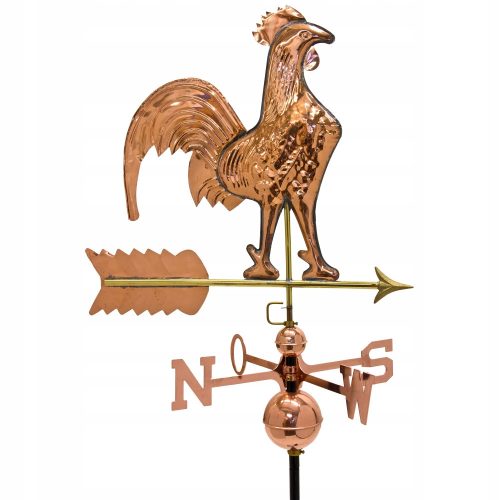  Rooster Maxstore Kupfer-Gartenwetterfahne