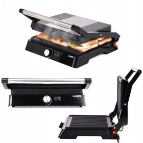  Lund 67451 schwarzer Kontakt-Elektrogrill 2200 W