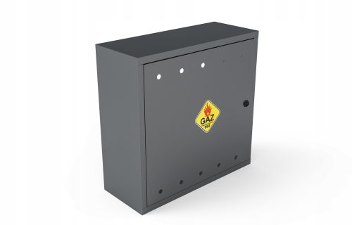 ANTHRAZIT-GASSCHRANK 60x60x25 OHNE RÜCKSEITE