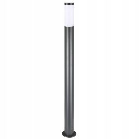  Wideshop E27 runder Lichtmast, 100 cm, grau