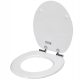 WideShop Toilettensitz Weißer MDF-Sitz