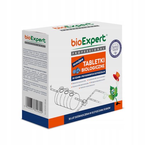  Bakterien für Klärgruben Profi Tabletten für Kläranlagen 24 Stück bioExpert