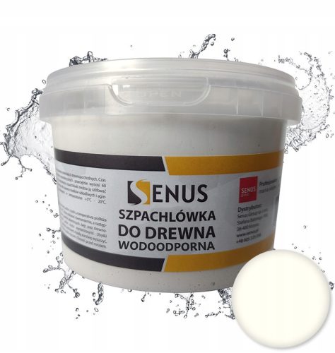 WASSERDICHTER Holzspachtel 1 kg WEISS
