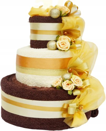 Sets Handtücher Kuchen aus 8 großen Handtüchern als Hochzeitsgeschenk