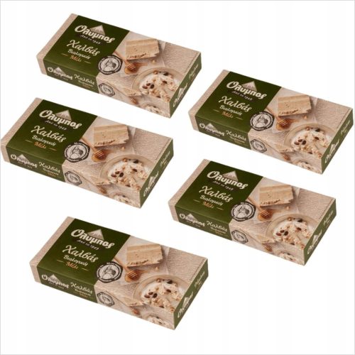 Griechische Bio-Halva mit Honig von Olympos, 250g - 5er-Pack