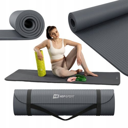  Hop-Sport Trainingsmatte 190 cm x 60 cm grau