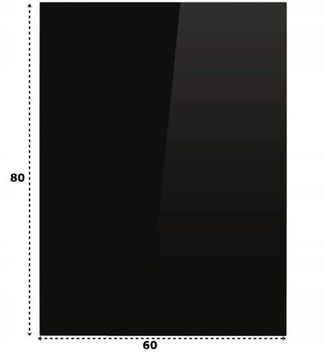 Gehärtetes Glas für Kaminofen 80x60 cm