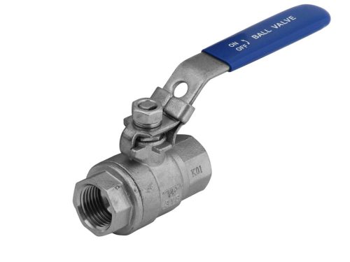 EDELSTAHL, EDELSTAHL, SÄUREBESTÄNDIG KUGELHAHN 2-TEILIG 2 1/2"