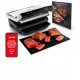 Tefal Optigrill Elite XL GC760D30 Faltbarer Elektrogrill Silber/Grau 2200 W