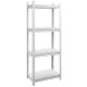 T4ALL Lagerregal aus Metall, 153 x 60 x 35 cm, max. 100 kg pro Regal