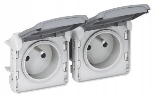  Legrand Wandsteckdose, grau