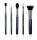  Jessup Make-up-Pinsel-Set mit Naturborsten