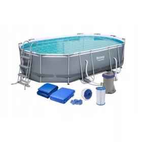 Bestway rechteckiger Rahmenpool 488 x 305 cm