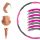  GEWICHTETER HULA HOP MIT SLIMMING PUBS 95 cm - 1 kg