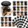 Honiggläser - Set Gläser mit Etiketten für Gewürze SuperBottles 120 ml, 20 Stück