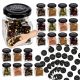 Honiggläser - Set Gläser mit Etiketten für Gewürze SuperBottles 120 ml, 20 Stück