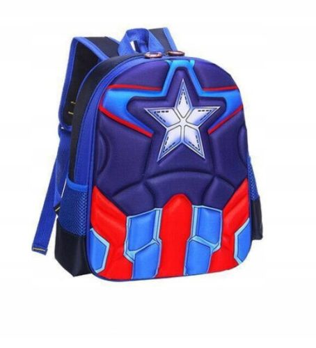  K&M Kindergartenrucksack mit einem Fach, Jungen, Mädchen, Blautöne