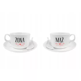  Set aus WIFE- und EHEMANN-Tassen, Hochzeitsgeschenk
